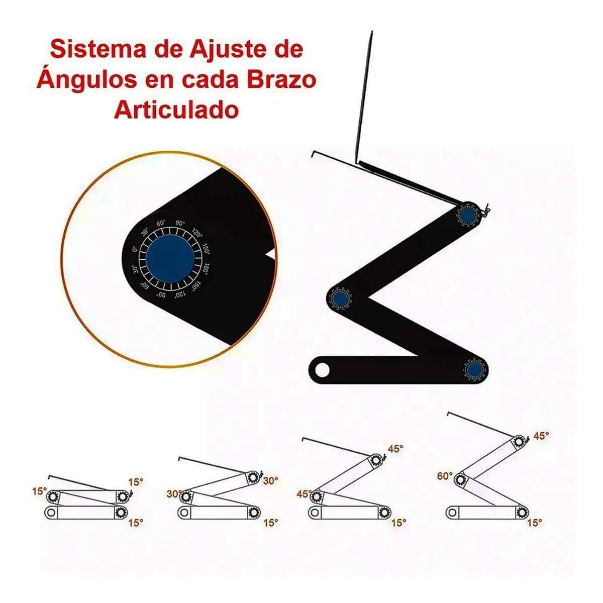 GENERICO - Elevador Notebook Plegable Soporte De Laptop Color Verde Claro