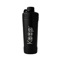 SHAKER METÁLICO NEGRO 950ML -