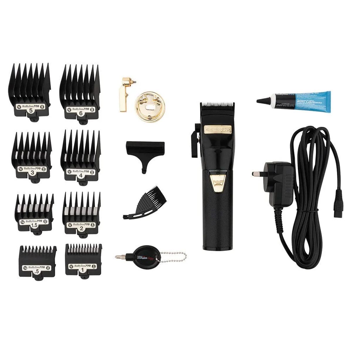 BABYLISS PRO - Cortapelo Clipper BlackFX Gold Negra