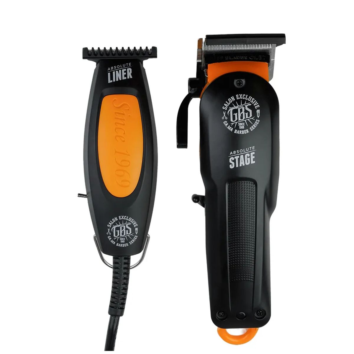 GAMA - Barber Combo Gama Cortapelo y Patillera Absolute Liner GBS