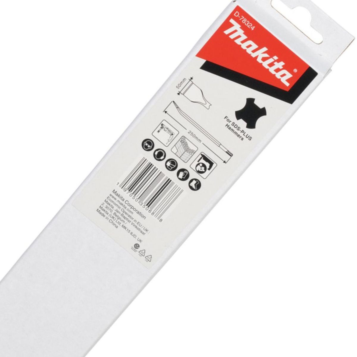 MAKITA - Cincel Escalada Curvo Sds-plus 250x50 Makita D-78324