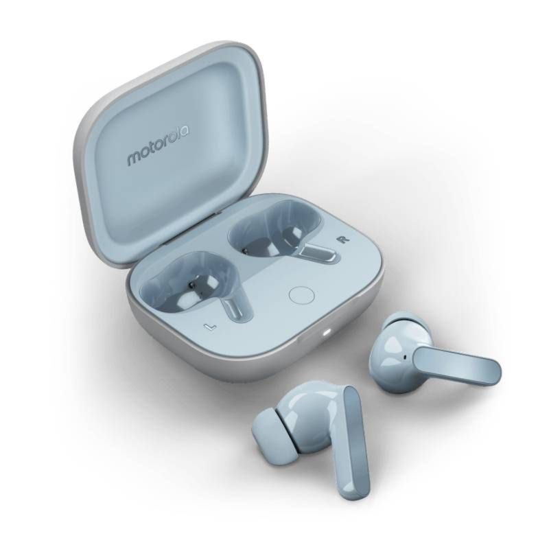 MOTOROLA - Motorola Moto Illusion Buds Inalámbricos Azul Claro