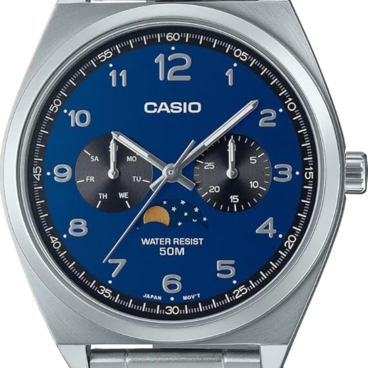 CASIO - RELOJ CASIO MTPM300D-2A HOMBRE ANALOGO FASE LUNAR