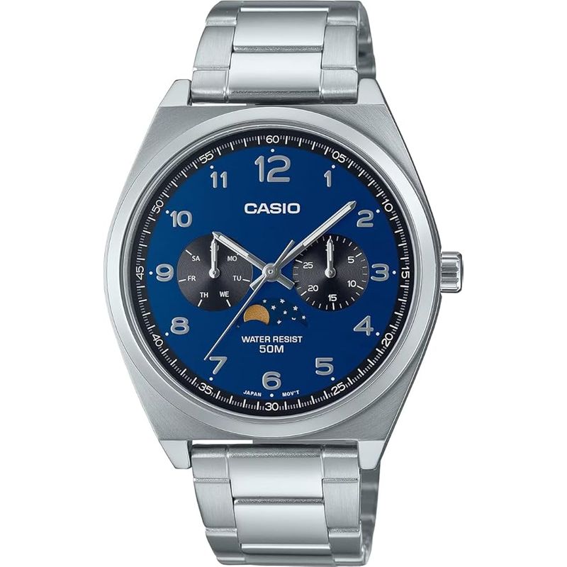 CASIO - RELOJ CASIO MTPM300D-2A HOMBRE ANALOGO FASE LUNAR