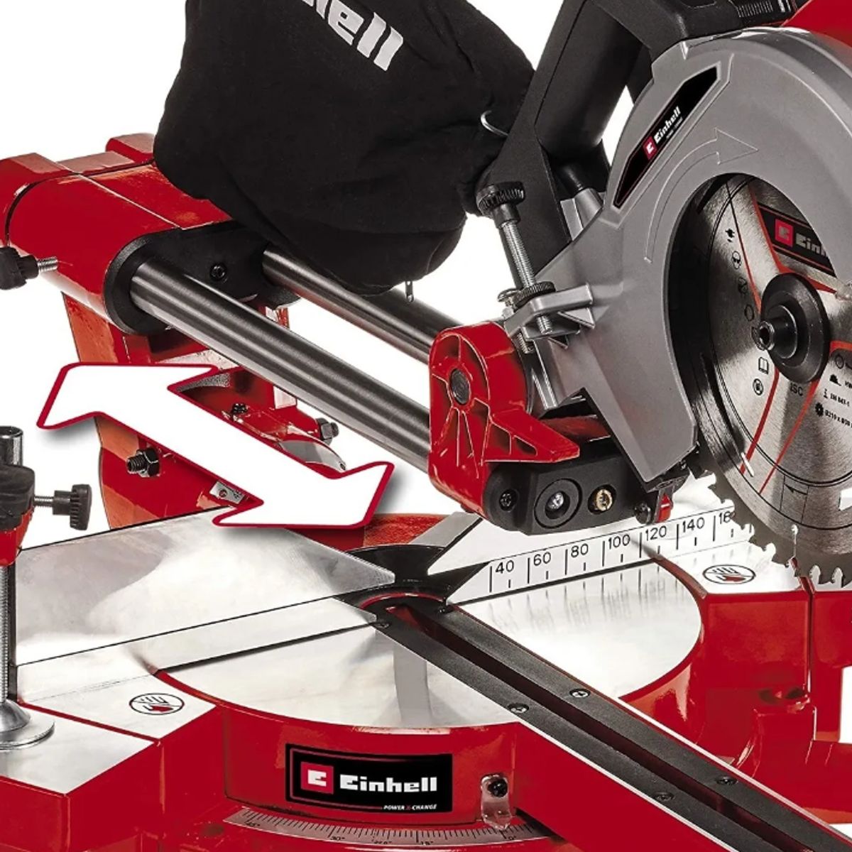 EINHELL - Sierra ingletadora telescópica Einhell TE-SM 36210 Li