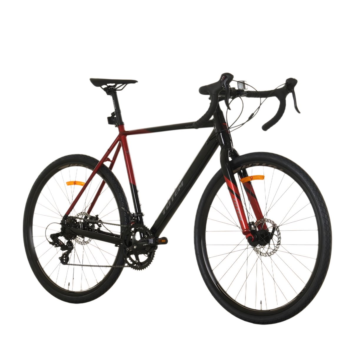 TOTEM - BICICLETA GRAVEL TOTEM 700*58 GRAVEL-X NEGRO ROJO