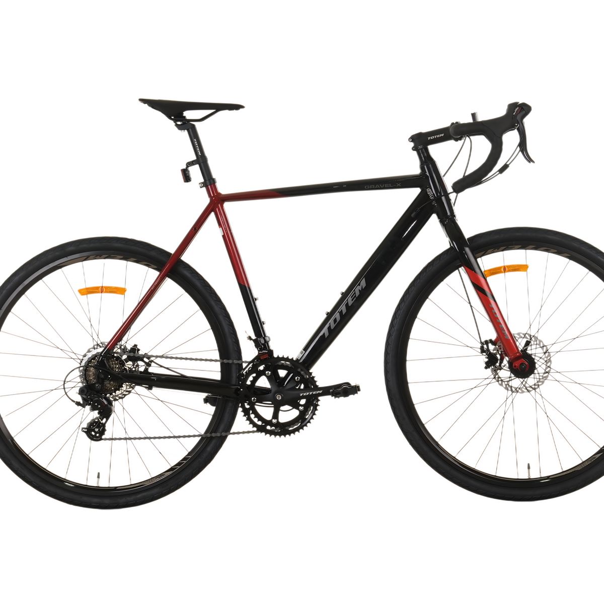 TOTEM - BICICLETA GRAVEL TOTEM 700*58 GRAVEL-X NEGRO ROJO