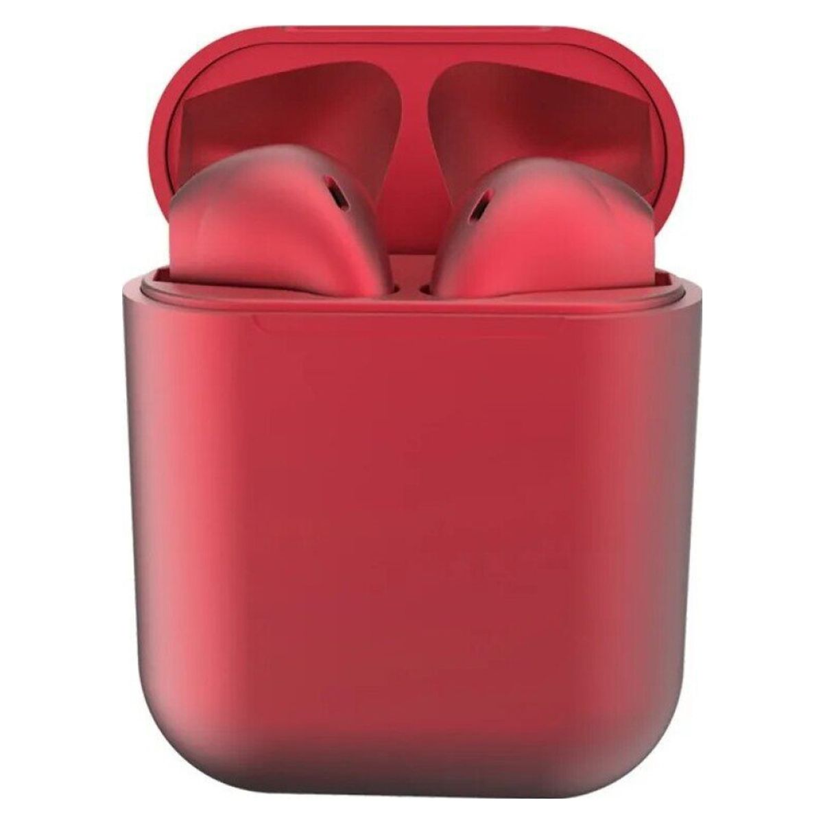 NATIVE - AUDIFONOS BLUETOOTH INPODS I12  ROJO METALICO TWS