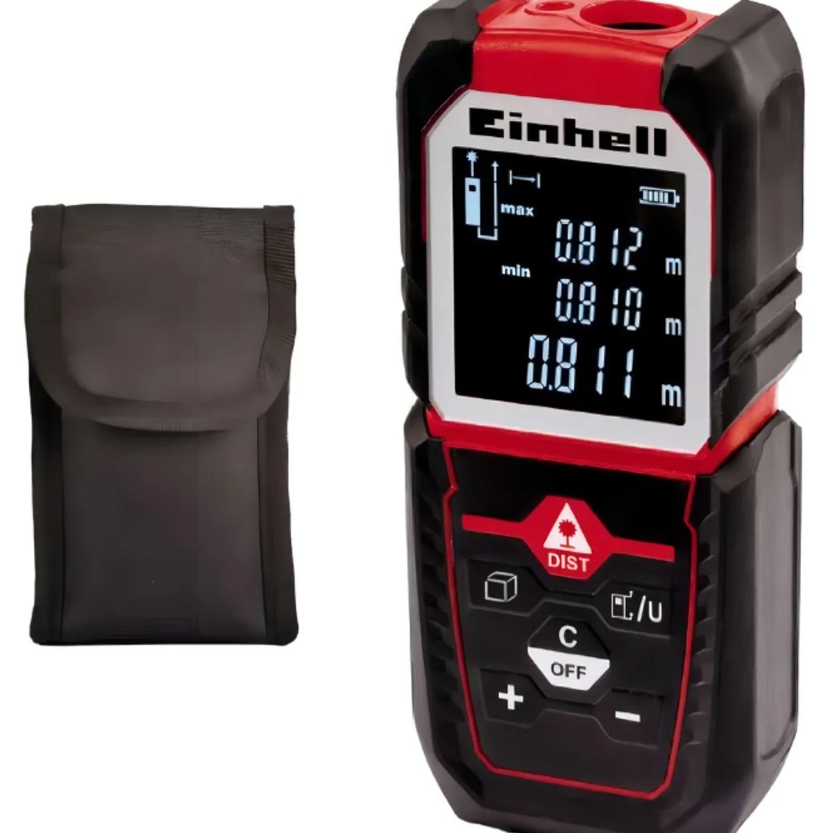EINHELL - Medidor Digital De Distancia Laser Telemetro Einhell 50 Mts