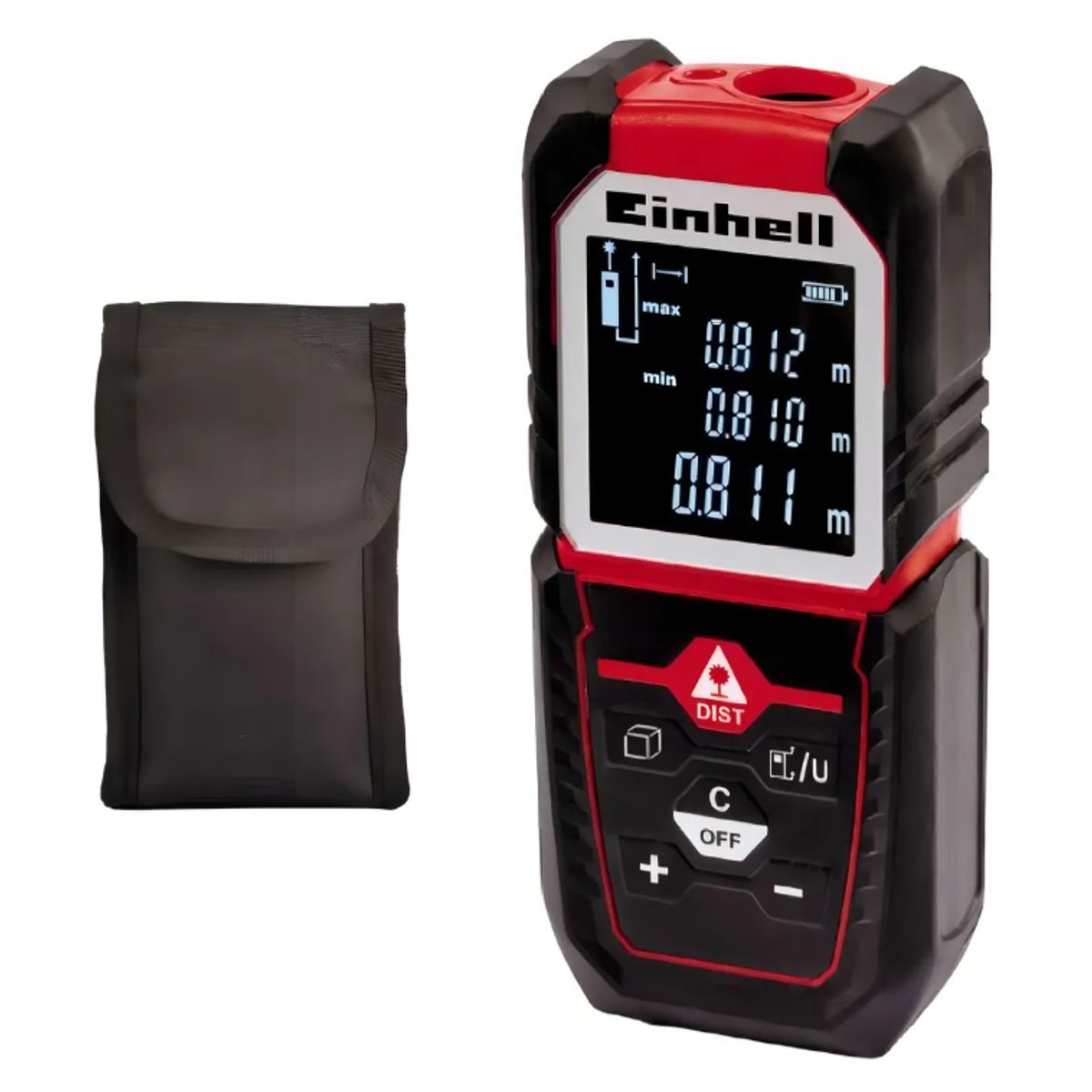EINHELL - Medidor Digital De Distancia Laser Telemetro Einhell 50 Mts