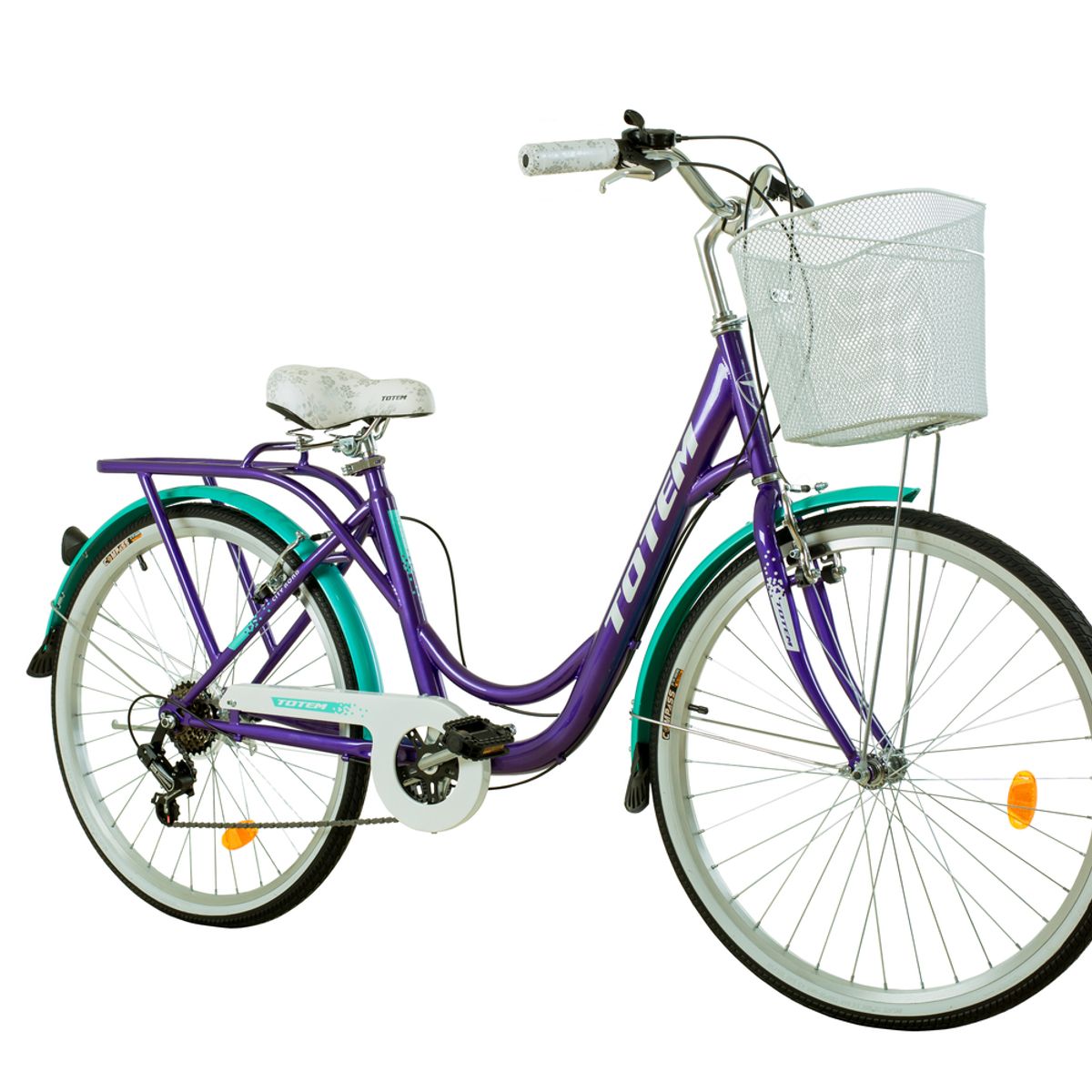 TOTEM - BICICLETA TOTEM CITY DAMA ARO 26 MORADO TURQUESA