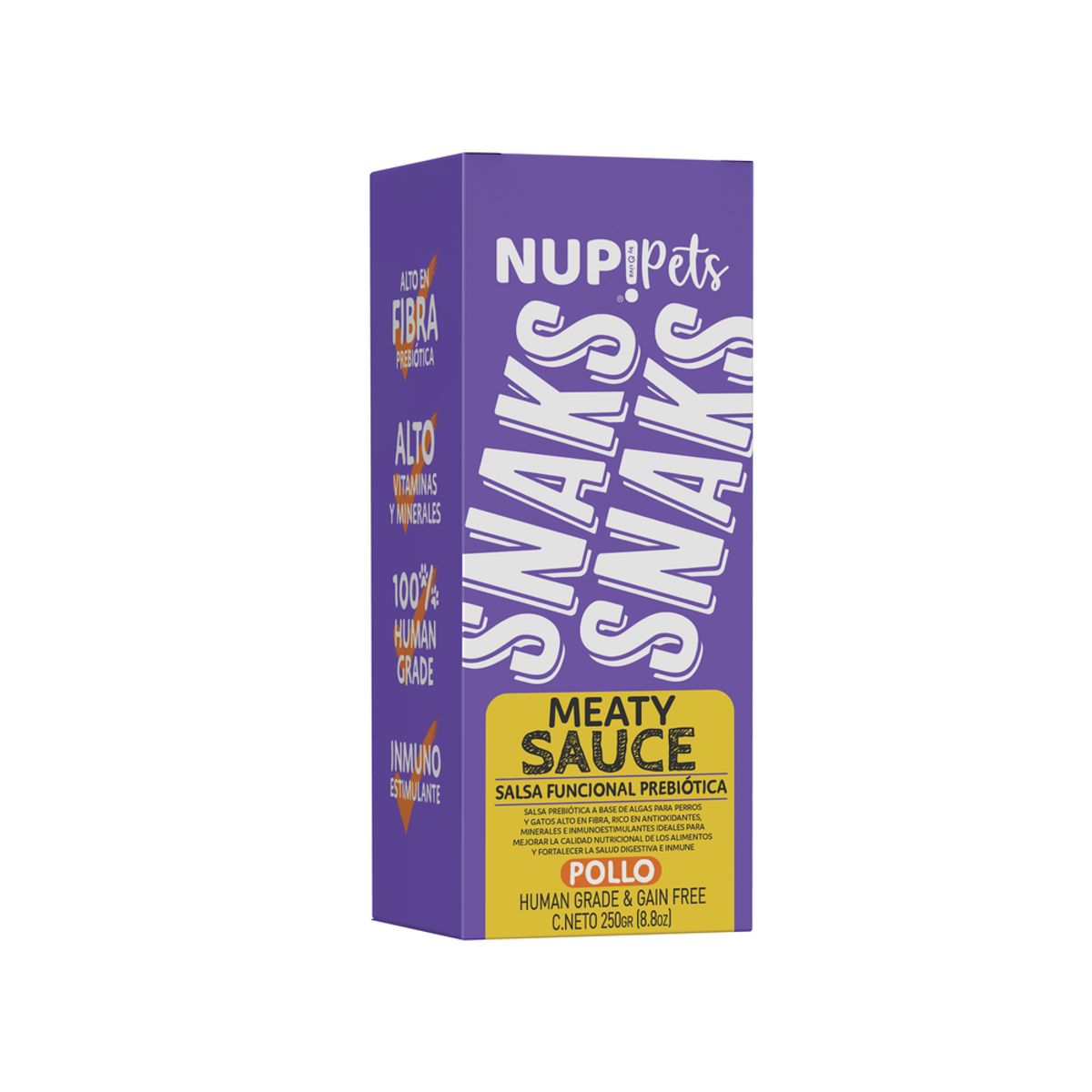 NUP - NUPPets Snaks Meaty Sauce Salsa sabor Pollo
