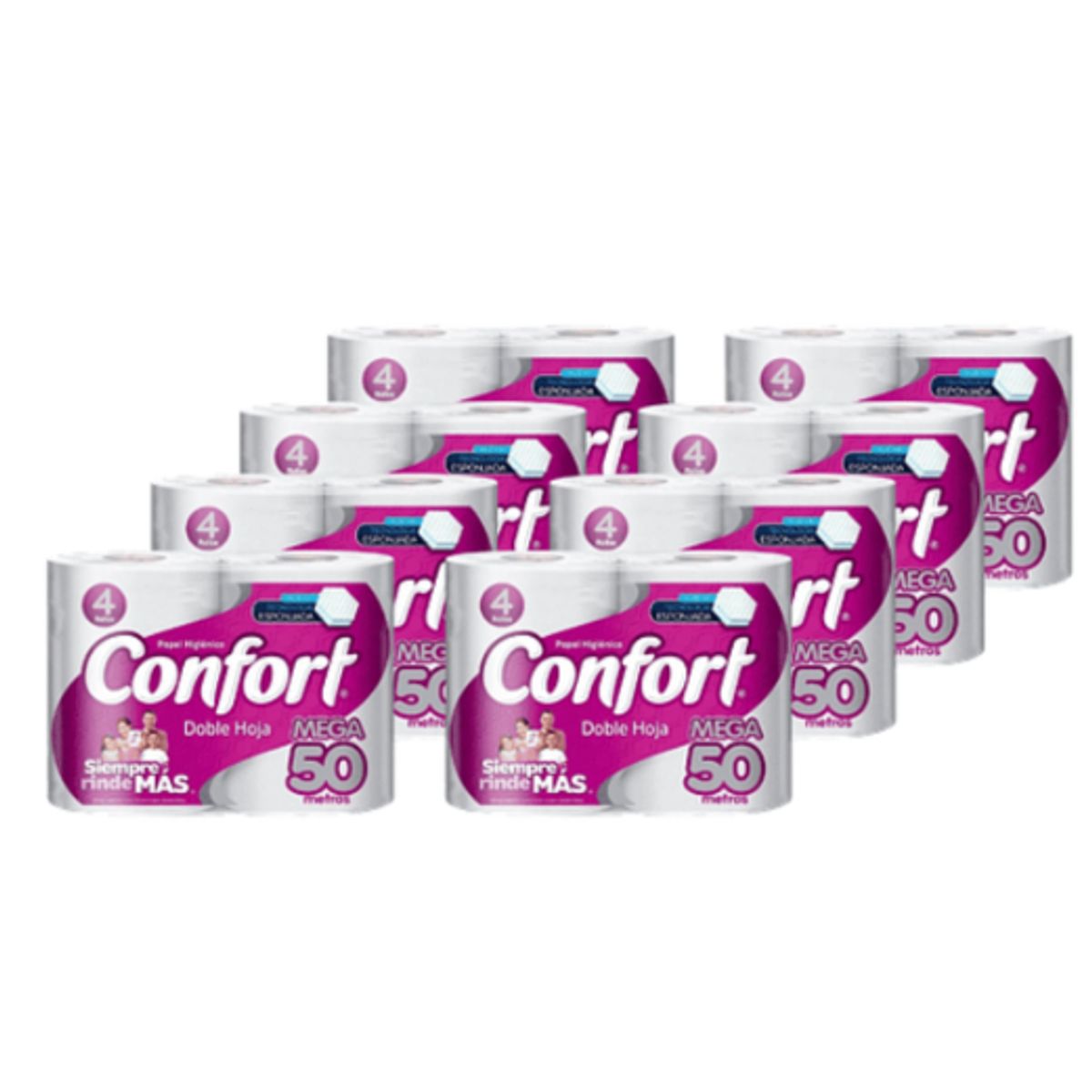 CONFORT - Papel Higiénico Confort 50 Mts X32 Rollos