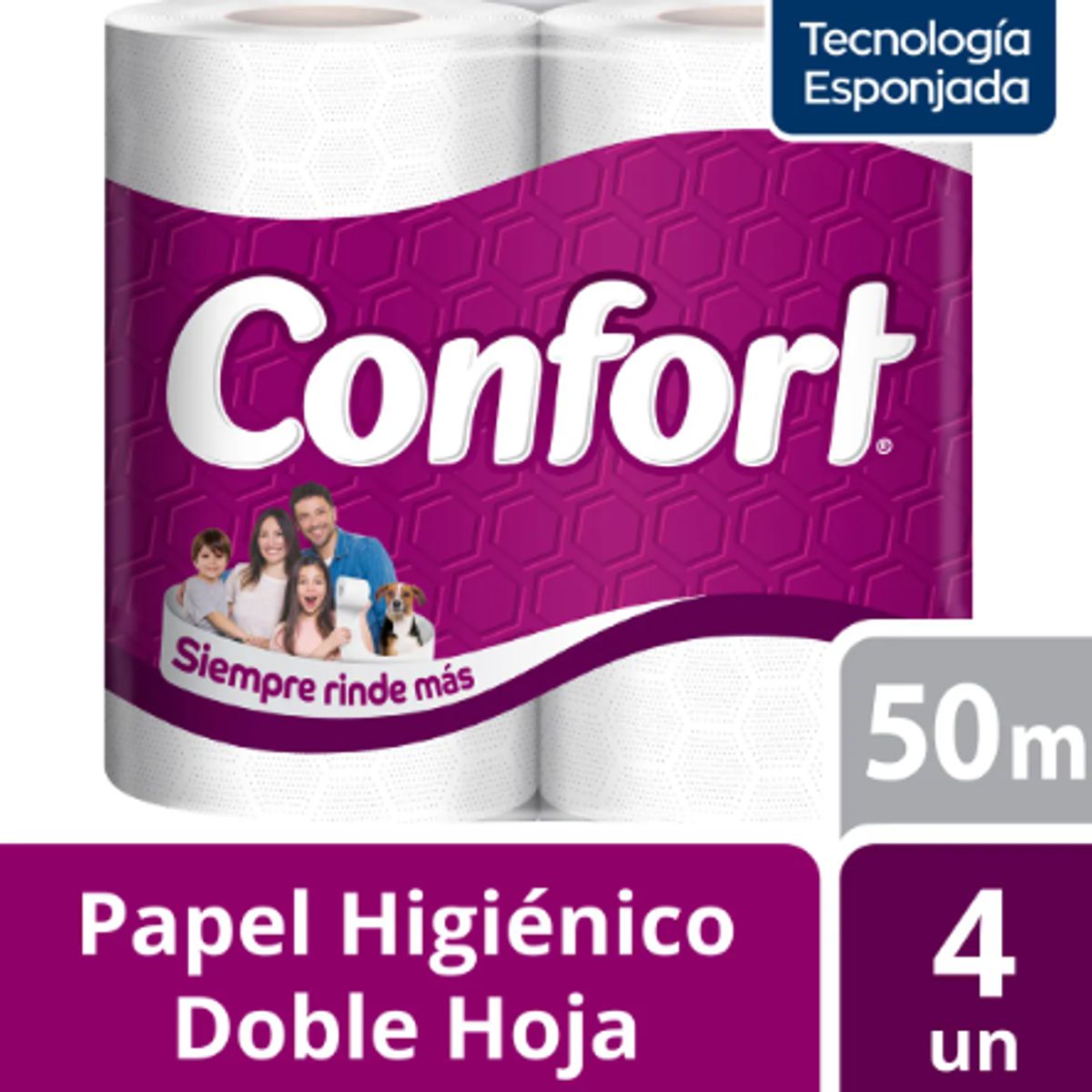 CONFORT - Papel Higiénico Confort 50 Mts X32 Rollos