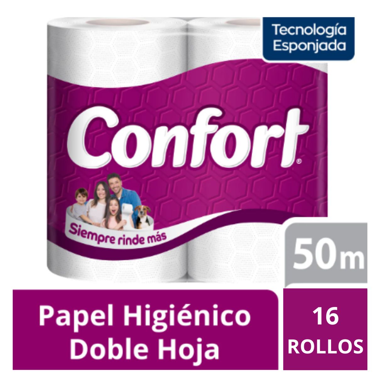 CONFORT - Confort Mega 50mts 4 Paquetes 16 Rollos