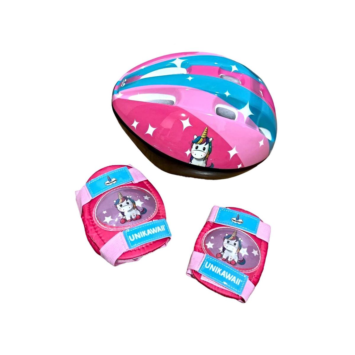 GENERICO - SET PATIN 4 RUEDAS  CACCESORIOS PELUCHE TALLA S 30-33