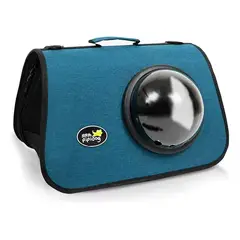 GENERICO - Bolso transporte cápsula mascotas malla transpirable verde
