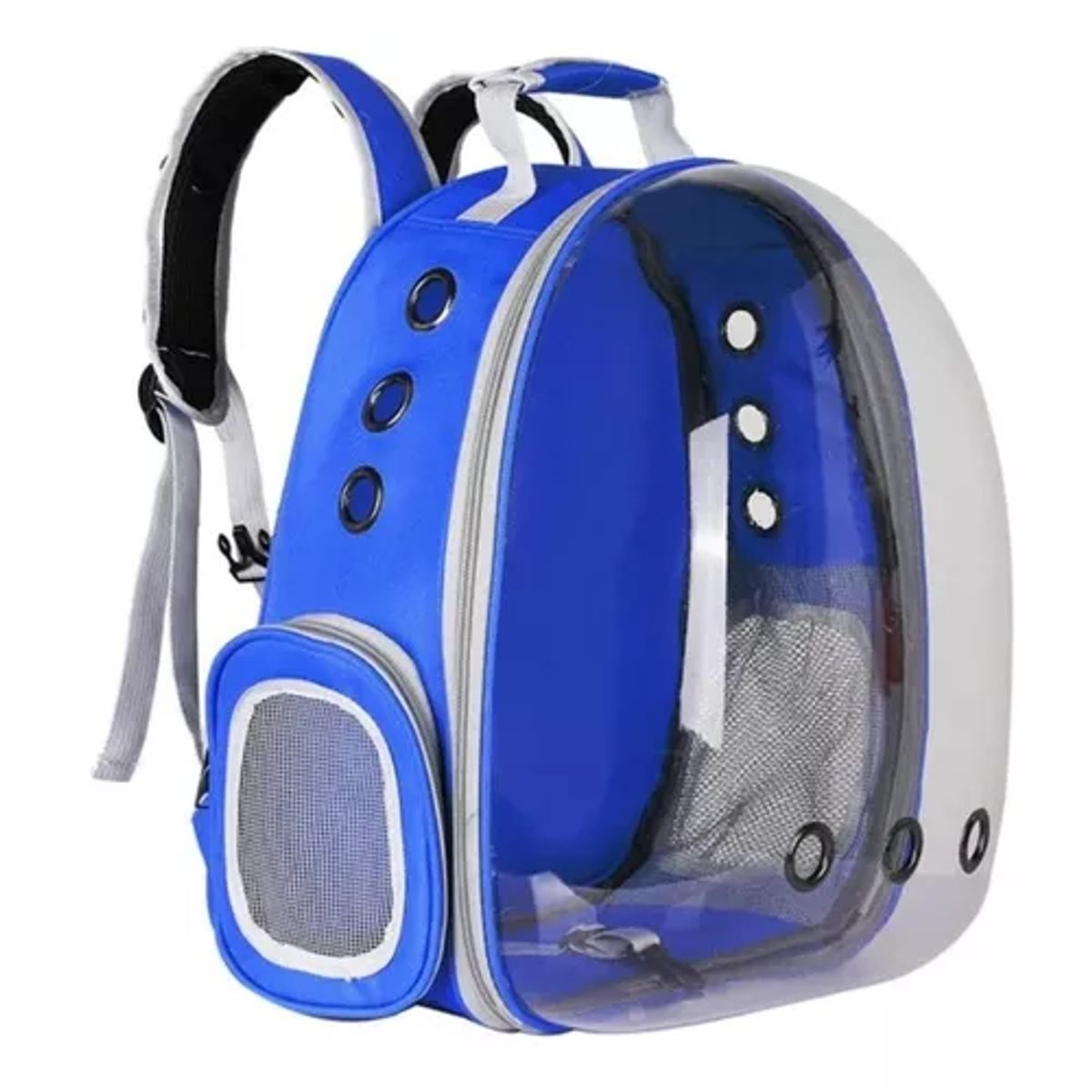 GENERICO - Bolso mochila porta mascotas color azul