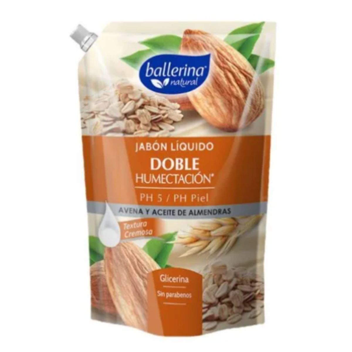 BALLERINA - Ballerina Jabón Líquido Avena Y Almendra 750 Ml