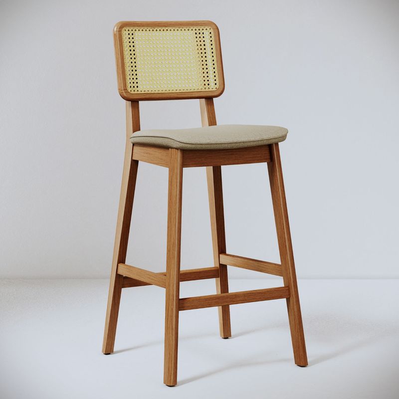 MILK - Piso Bar Ripple Beige y Rattan