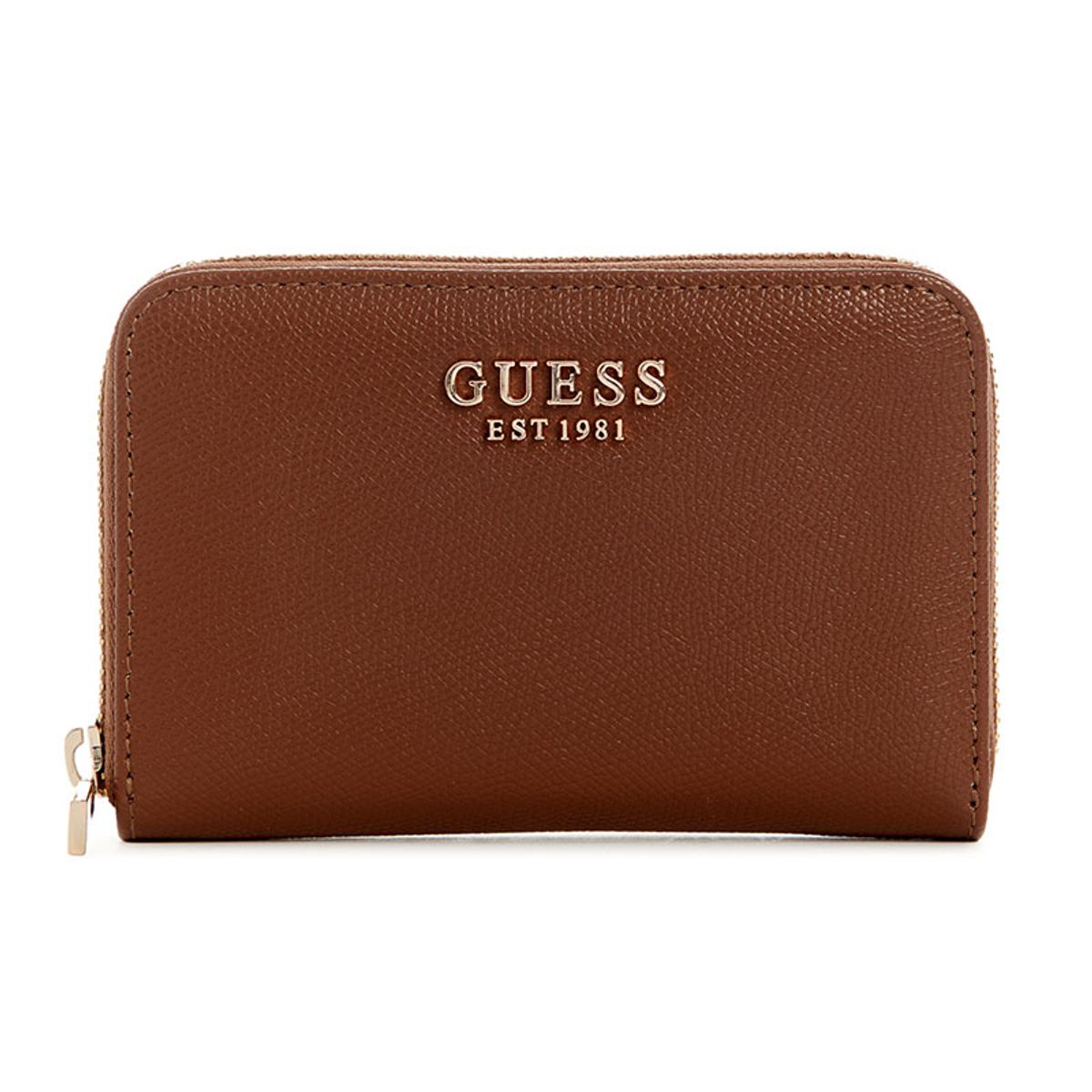 GUESS - Billetera Amorette Slg Med Zip Around Marrón