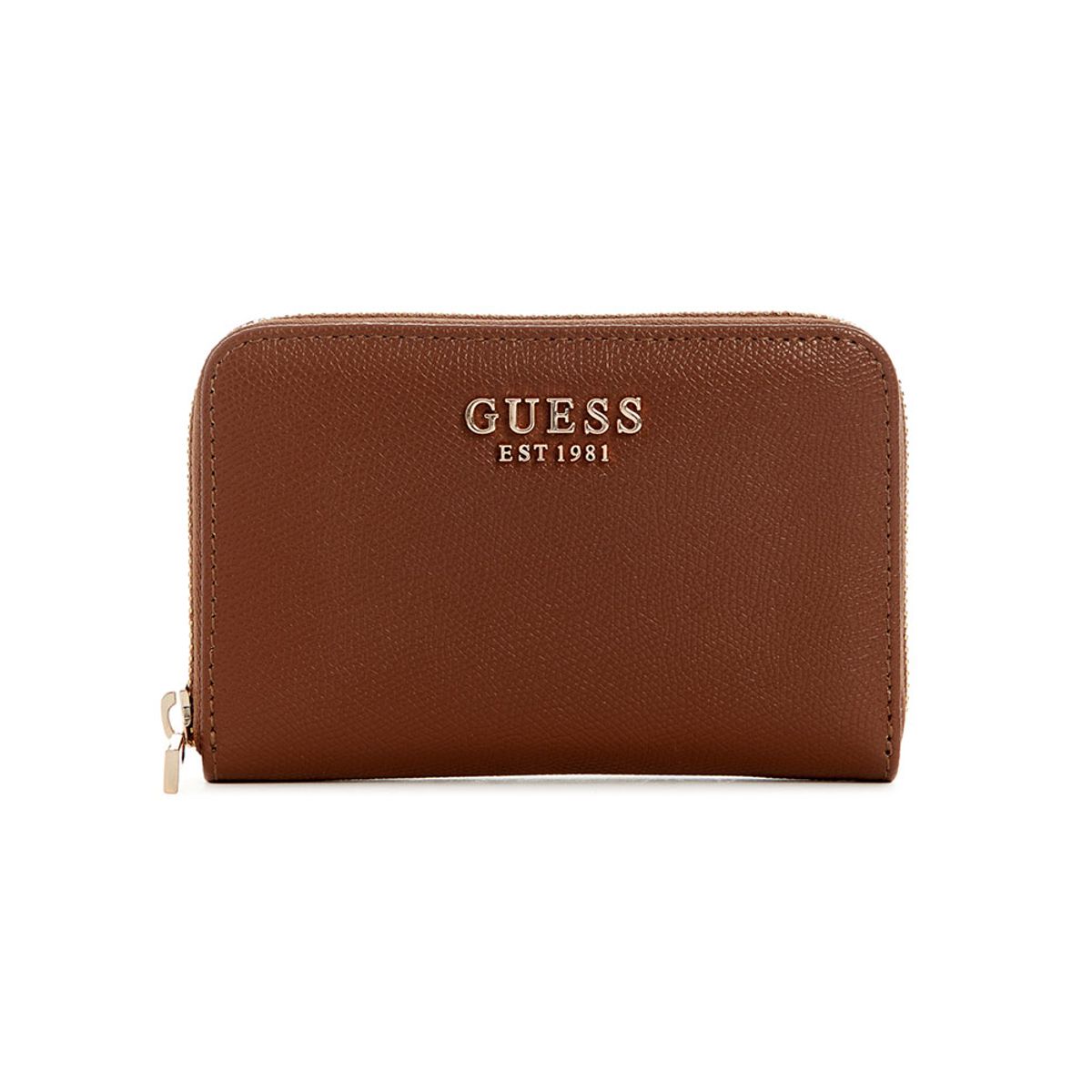 GUESS - Billetera Amorette Slg Med Zip Around Marrón