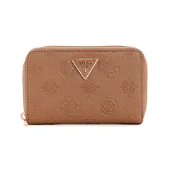 GUESS - Billetera Cresidia Ii Slg Med Zip Around Marrón