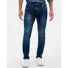 GUESS - Jeans Hombre Skinny Basic Azul