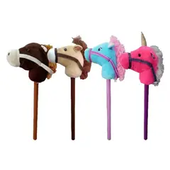 PLASTIMAR - SET 4 CABALLITOS DE PALO ALLEGRO