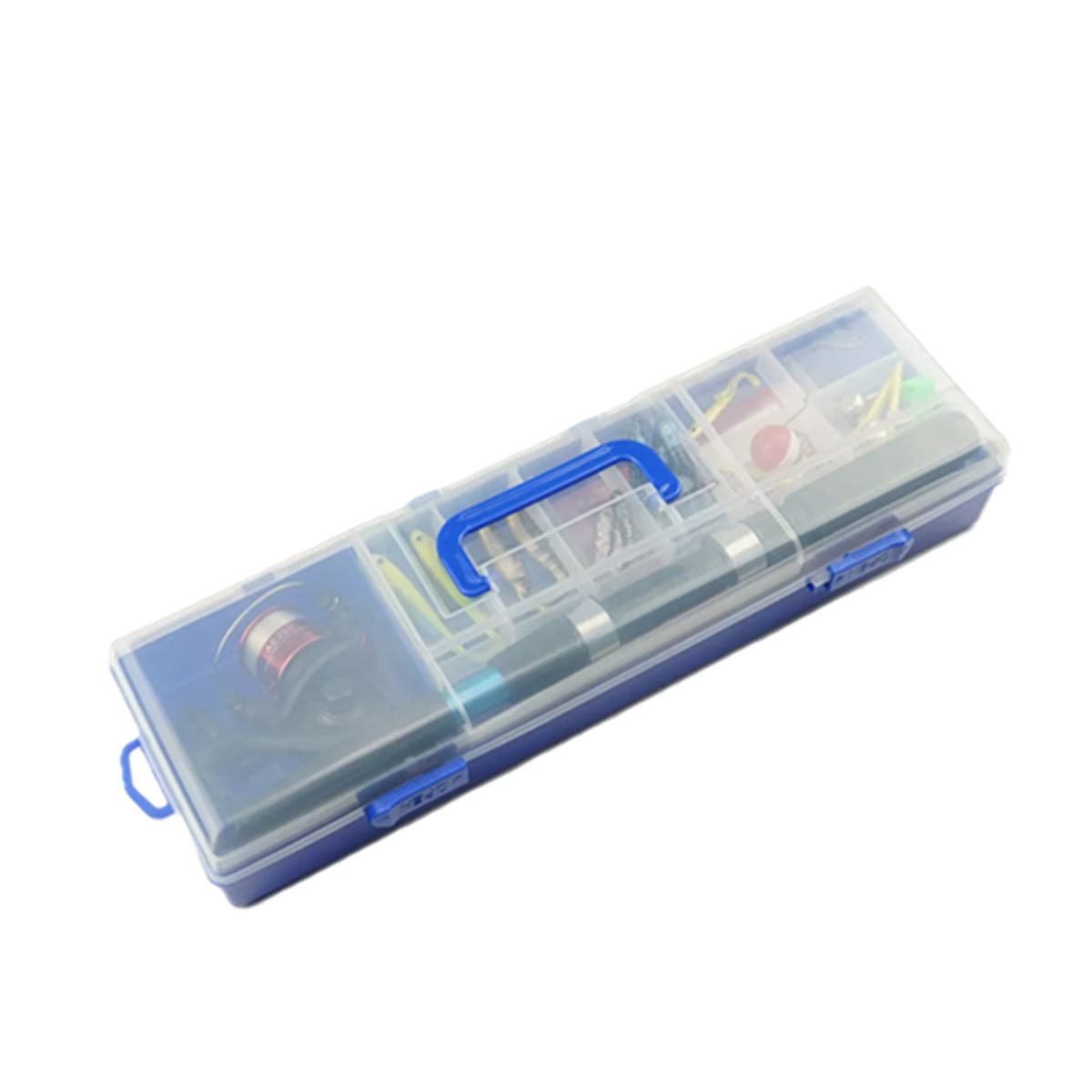 GENERICO - Set o kit de caña de pescar telescópica con accesorios y bolso