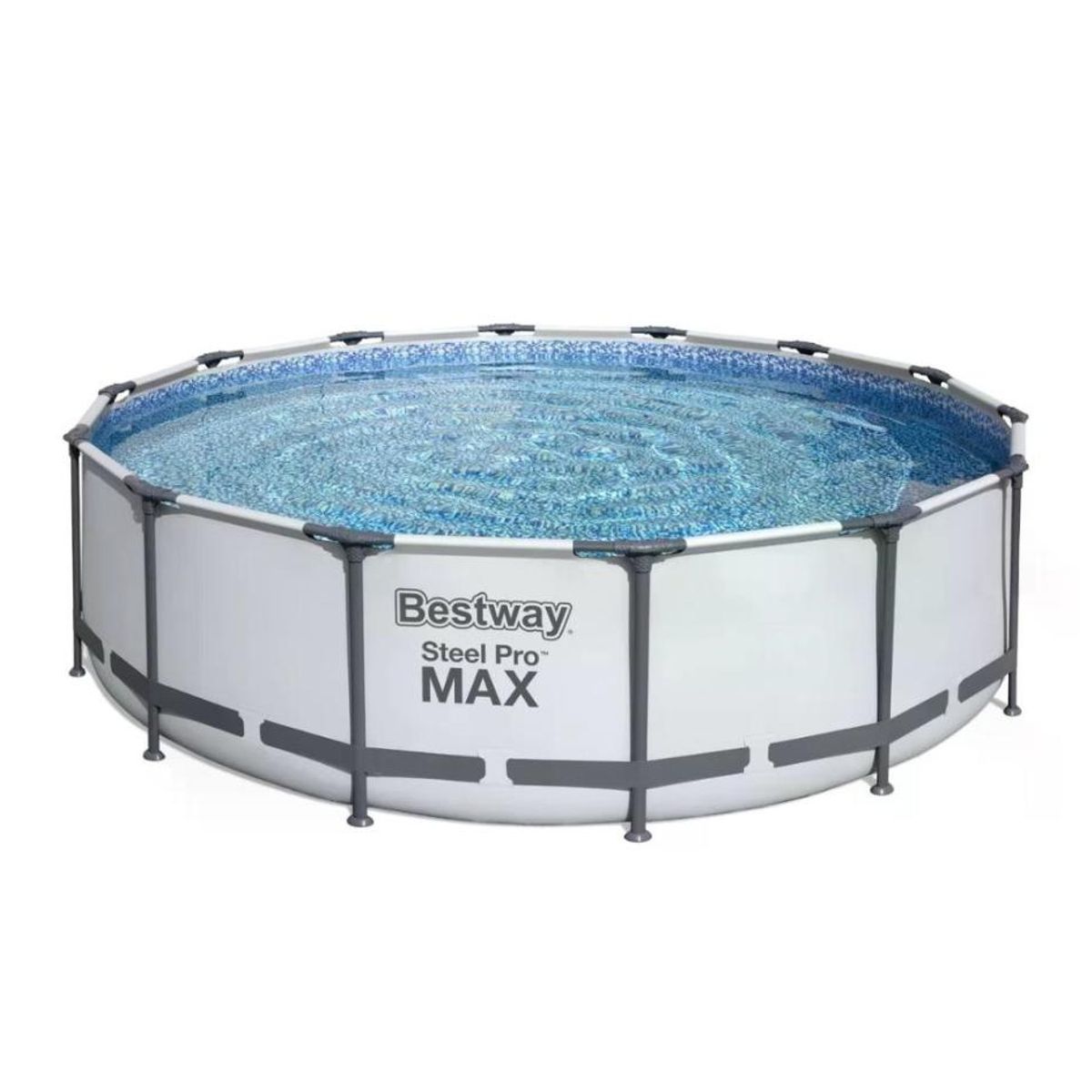 BESTWAY - SET PISCINA BESTWAY REDONDA STEEL PRO MAX CON FILTRO 427M X 107M