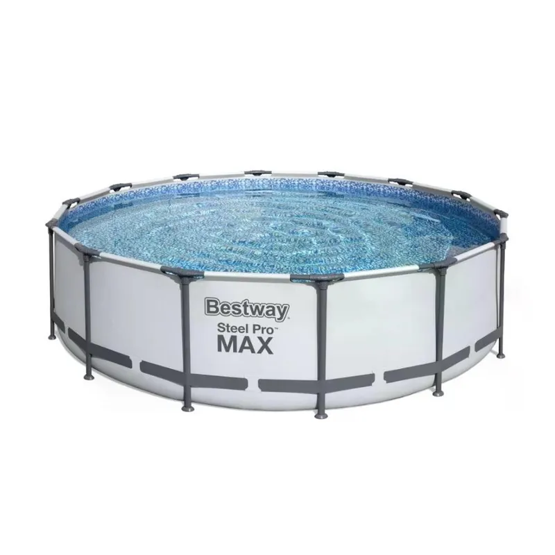 BESTWAY - SET PISCINA BESTWAY REDONDA STEEL PRO MAX CON FILTRO 427M X 107M