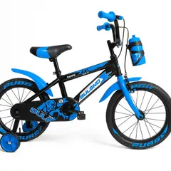 GENERICO - Bicicleta Infantil con Ruedas de Seguridad Aro 16 Azul