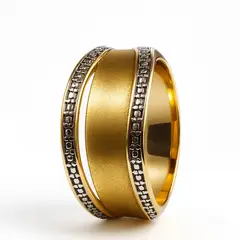 JB JOYAS BARON - Anillo Oro 18kt Satinado