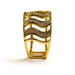JB JOYAS BARON - Anillo Oro 18kt Bitono