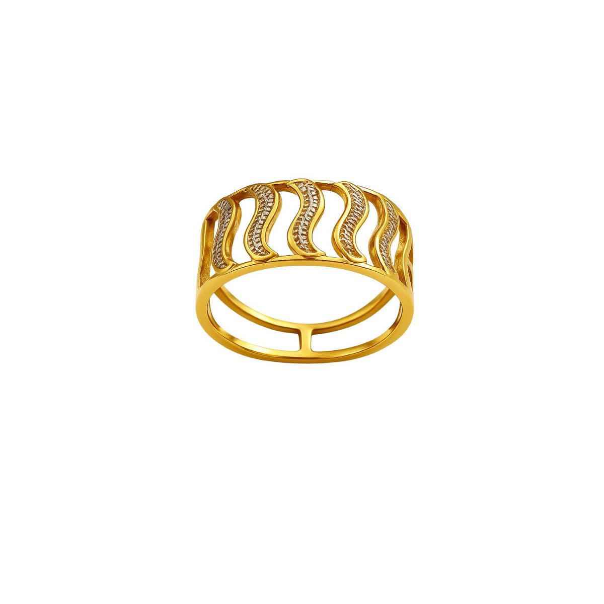 JB JOYAS BARON - Anillo Oro 18kt Bitono