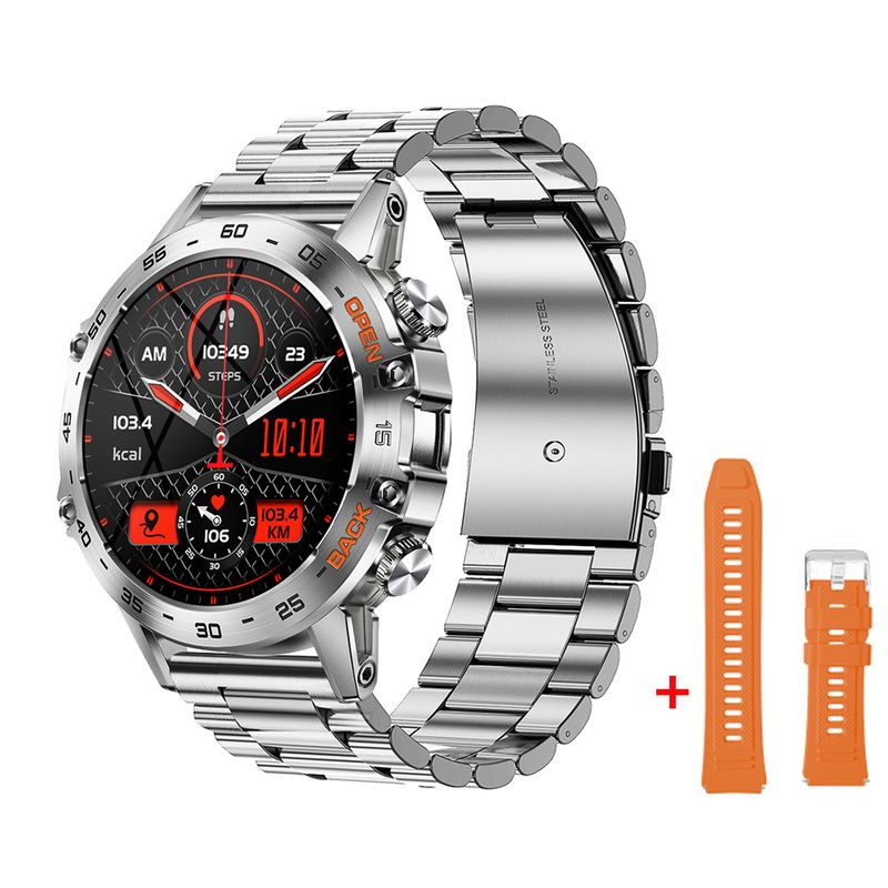 GENERICO - RELOJ SMARTWATCH MD52 AMOLED DEPORTES LLAMADAS BLUETOOTH PLATEADO