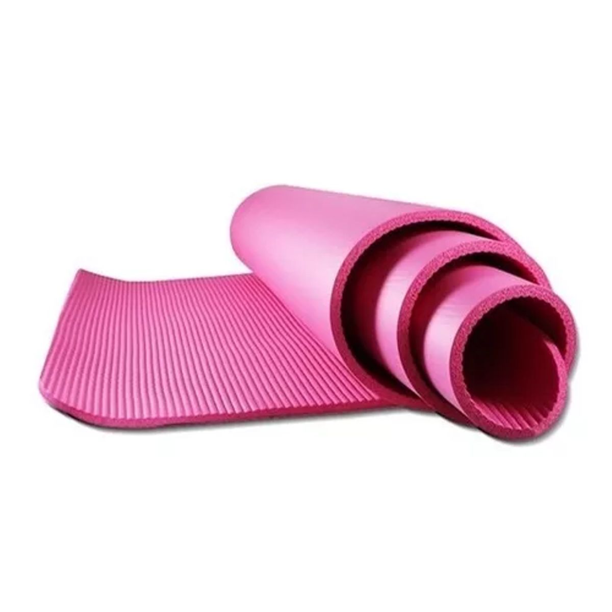 GENERICO - Mat de yoga 10 mm extra grueso color rosa