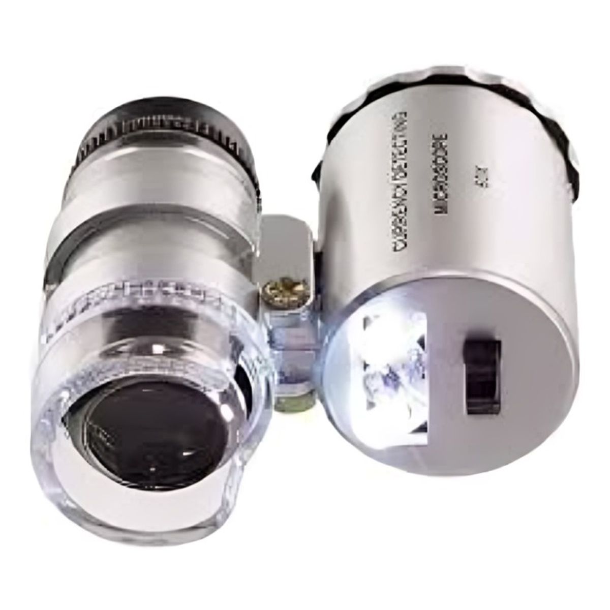 GENERICO - Microscopio Lupa De Bolsillo Luz Leduv 60x