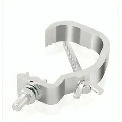 GENERICO - Clamp Soporte Abrazadera De Aluminio Para Ilumincacion