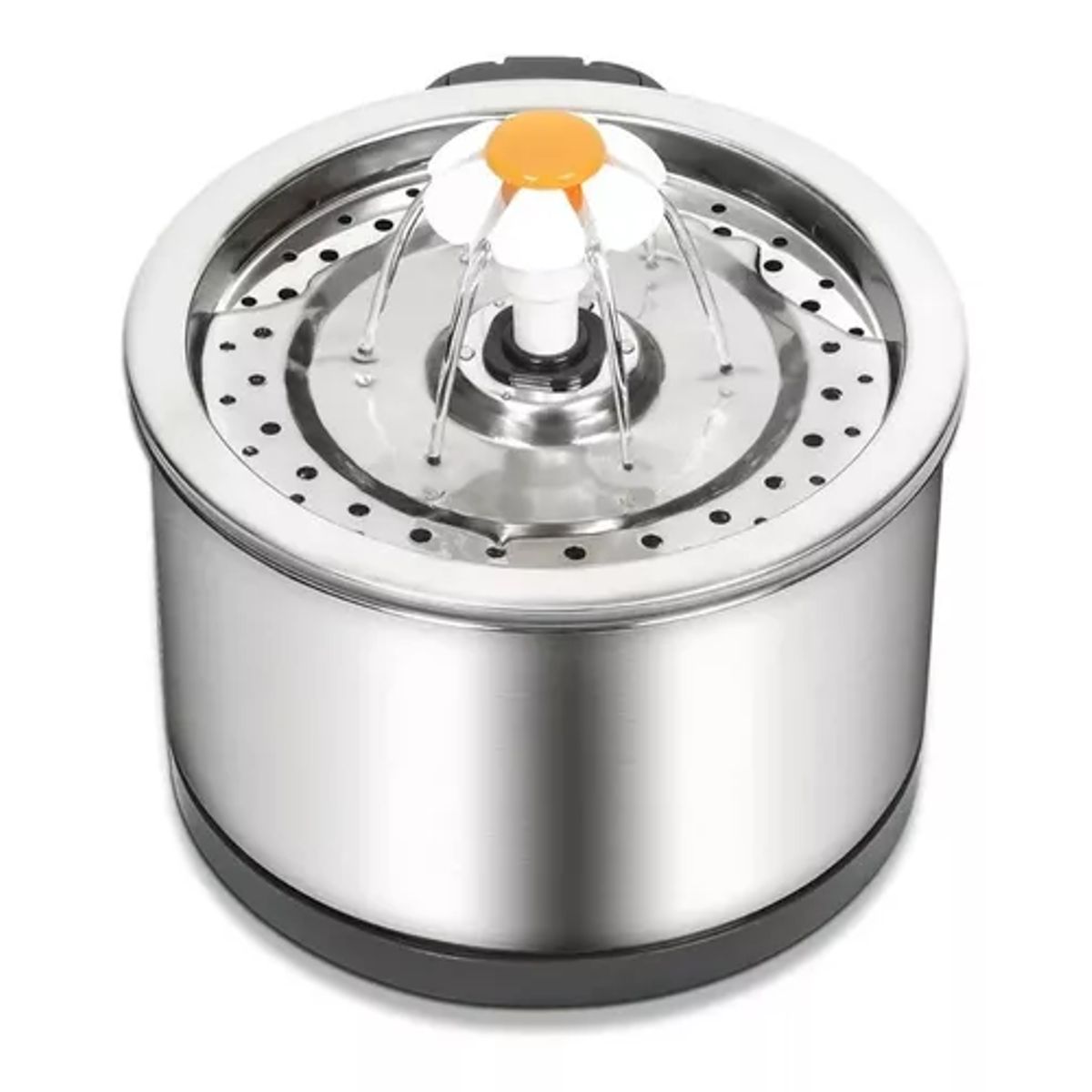 GENERICO - Bebedero eléctrico de acero inoxidable para gatos