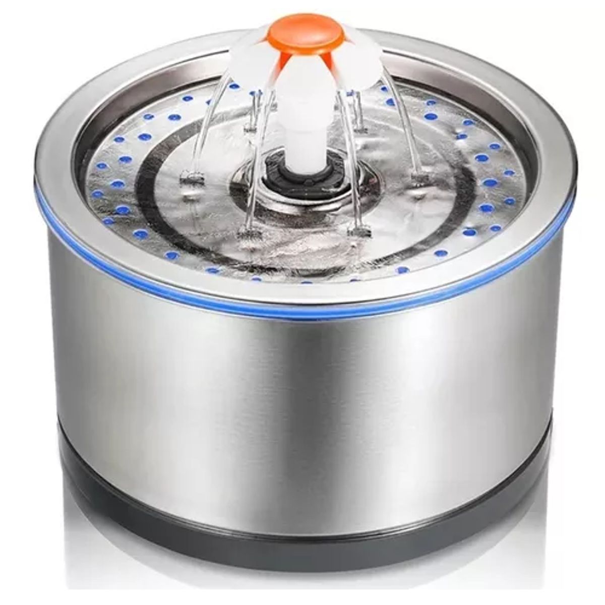 GENERICO - Bebedero eléctrico de acero inoxidable para gatos