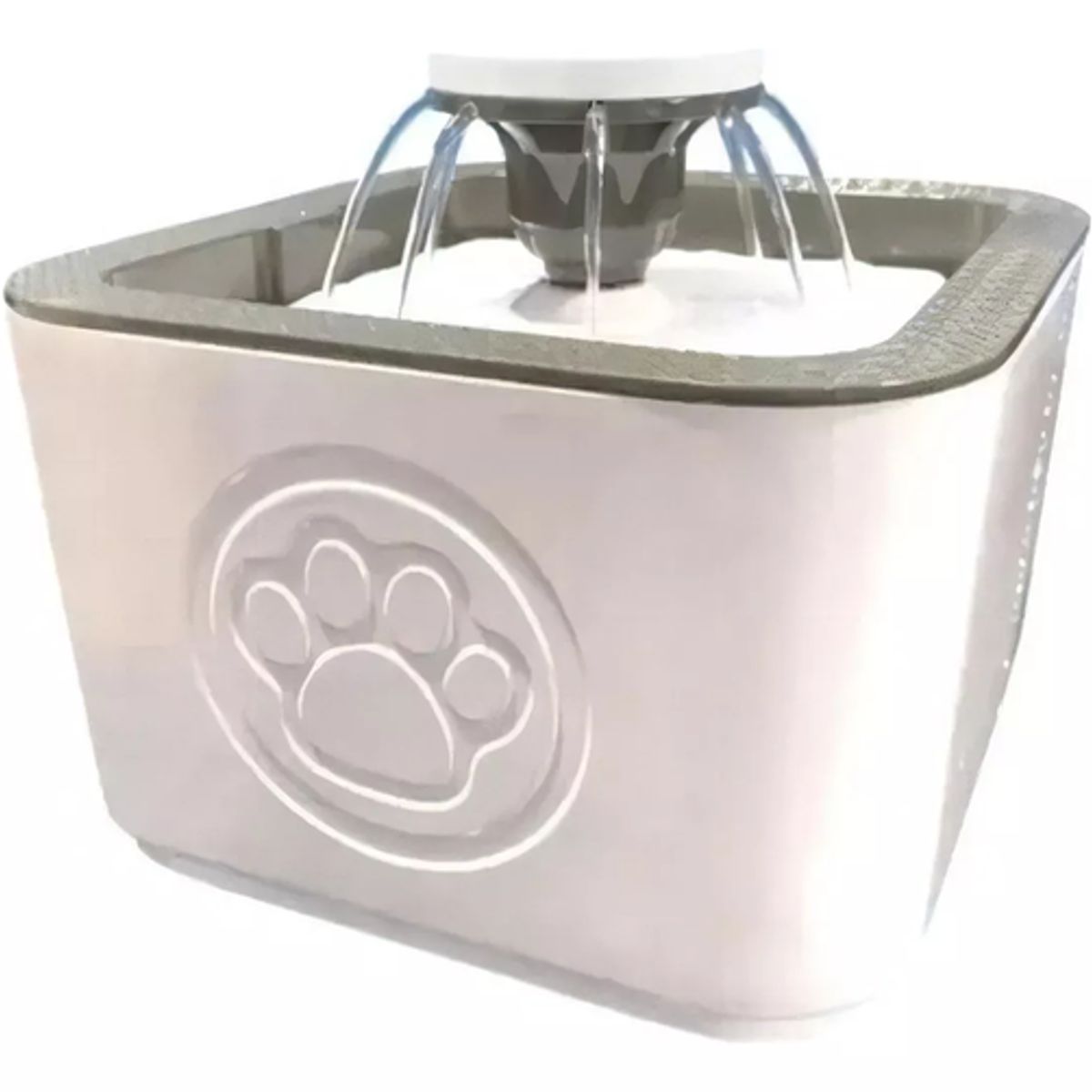 GENERICO - Bebedero mascotas dog cat dispensador eléctrico 2L gris 220V