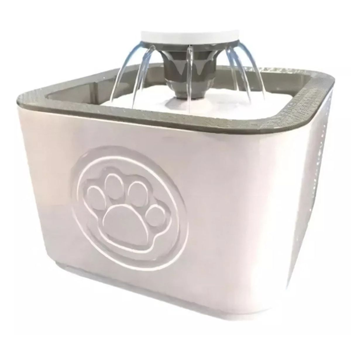 GENERICO - Bebedero mascotas dog cat dispensador eléctrico 2L gris 220V