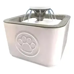 GENERICO - Bebedero mascotas dog cat dispensador eléctrico 2L gris 220V