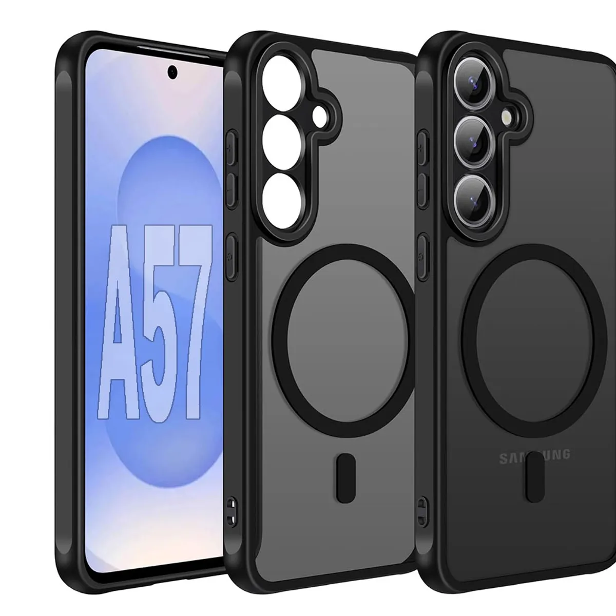 GENERICO - Carcasa Magnética Para Galaxy A57 - Translucido Mate