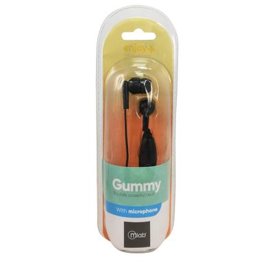 Imagen 2 del producto AUDÍFONOS IN-EAR WIRED GUMMY C/MANOS LIBRES BLACK 07721 Negro