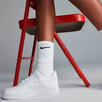 Air Force 1 07 Zapatilla Urbana Mujer Cuero Blanco
