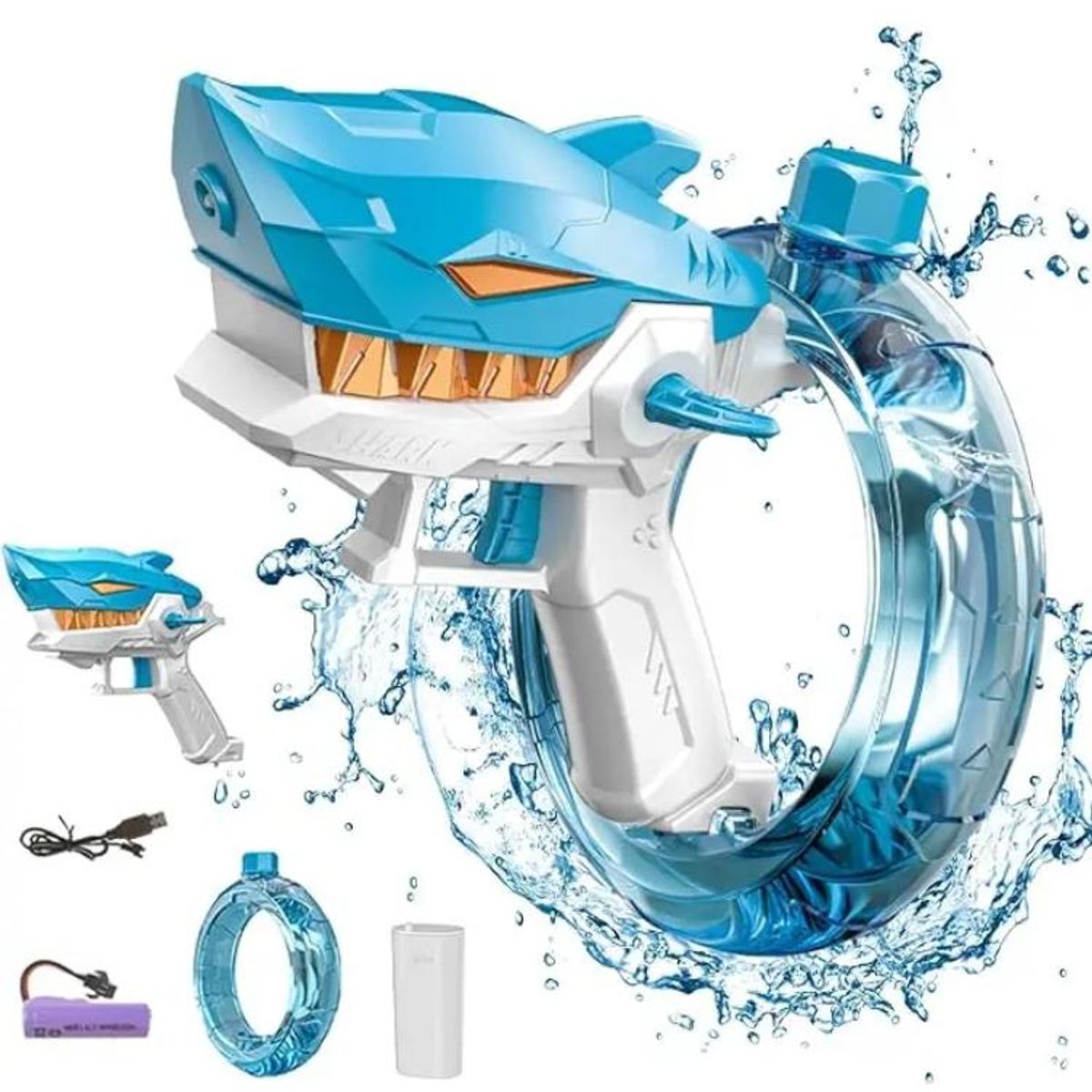 GENERICO - Pistola De Agua Shark Juguete SHARK GUN