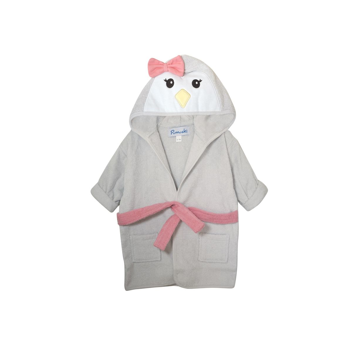 PUMUCKI - SALIDA DE BAÑO NIÑA PENGUIN